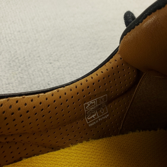 Amberjack The Original Oxford Leather Shoes Mens 7 Onyx Black Casual Dress - Picture 12 of 14